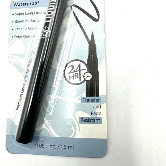 IZME NY BLACK Waterproof LIQUID EYE LINER * Precise Felt Tip * 24 Hour .05oz NEW - Picture 3 of 3